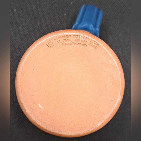 Deneen Pottery Inn at Harbor Hill Marina Connecticut Thrown Pottery Coffee Mug - Picture 6 of 6